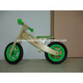 Factory price fashion red color plywood lovely baby wood bike